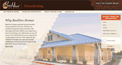 Desktop Screenshot of beehivehomesfranchising.com